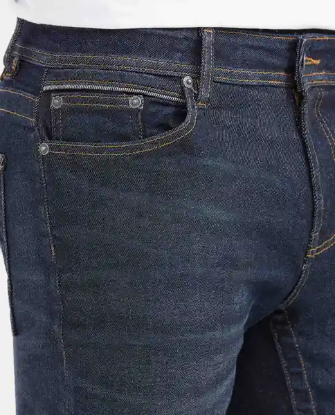 Jean Slim Fit- Famous Azul Dark Ultraoscuro T 32/32 Chevignon