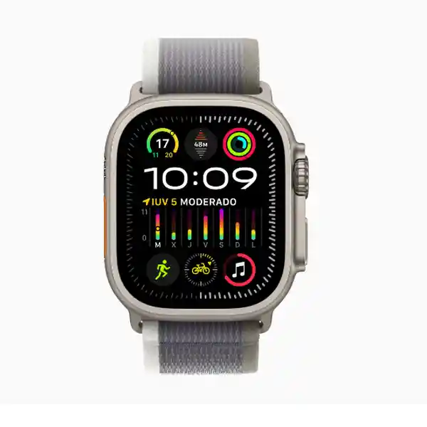 Apple Watch Ultra 2 Correa Loop Trail Verde/Gris Talla M/L