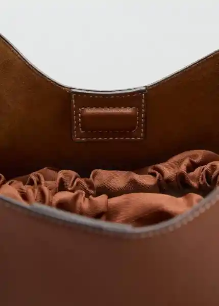 Bolso M Keops Cuero Talla 99 Mujer Mango