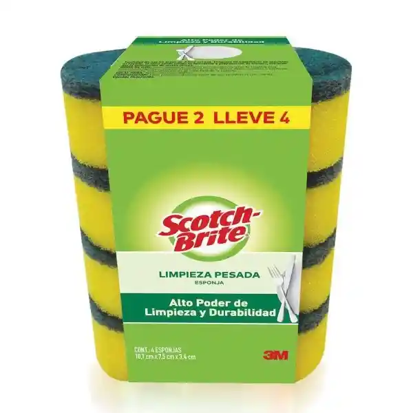 Scotch Brite Esponja Cocina Pague 2 Lleve 4