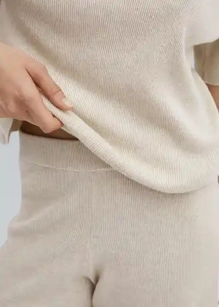 Short Pijama Avellana Beige Talla S Mujer Mango