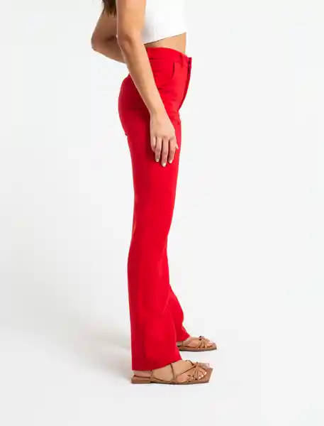 Pantalón Gricol Rojo Granada Oscuro Talla 10 533E319 Naf Naf