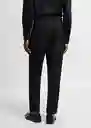 Pantalón Boston Negro Talla 42 Hombre Mango