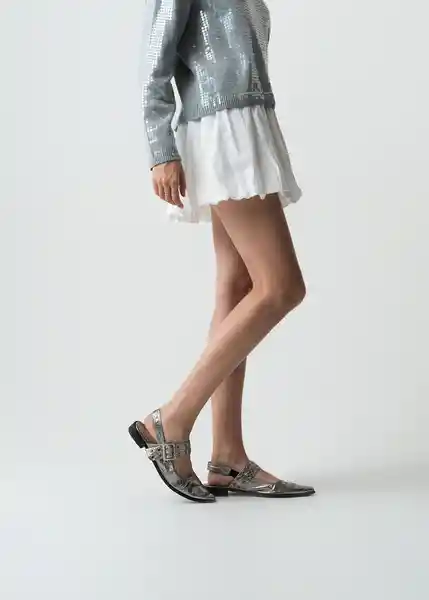 Falda Crudo Puro Claro Talla L Mujer 443G301 Naf Naf
