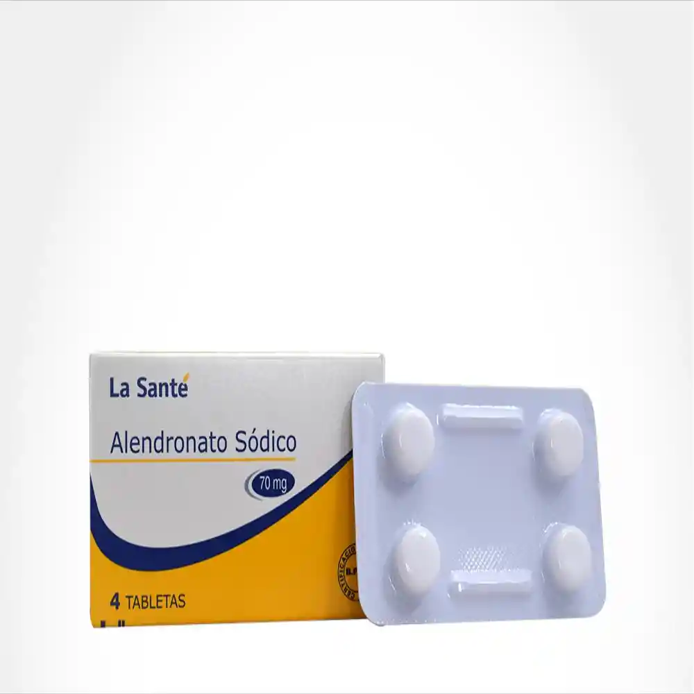La Santé Alendronato (70 mg) 4 Tabletas