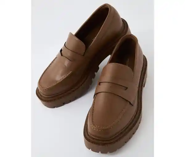 Zapatos Mocasines Mujer Café Talla 9 American Eagle