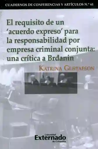 El Requisito de un Acuerdo Expreso - Katrina Gustafson