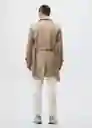 Parka Tango Camel Talla L Hombre Mango