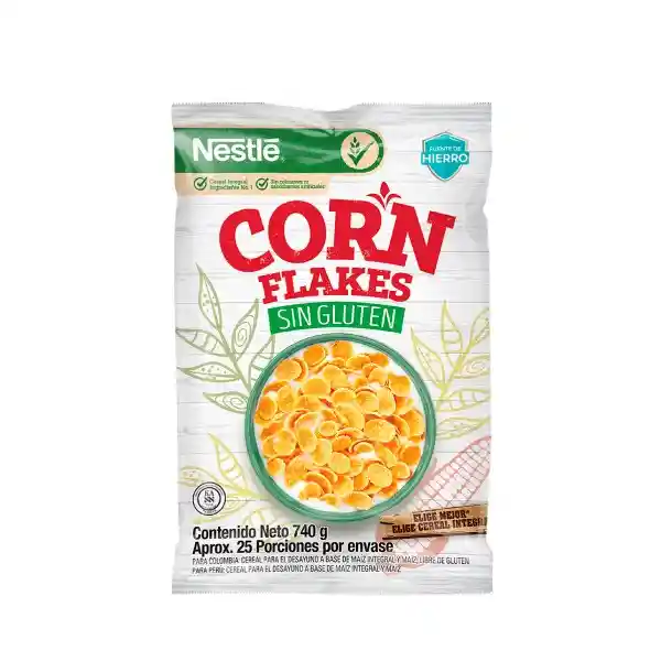 Cereal Corn Flakes de Nestlé Sin Gluten 740 g