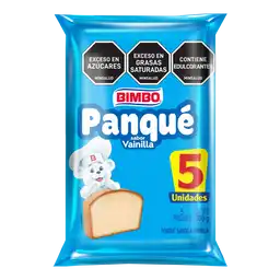 Bimbo Tajada Vainilla Panqué x5 300 G