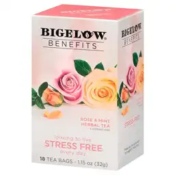 Bigelow té Herbal Rosa y Menta Libre de Cafeína