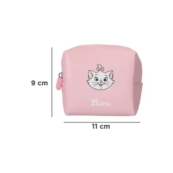 Monedero Disney Cat Colección Marie Rectangular Rosa Miniso