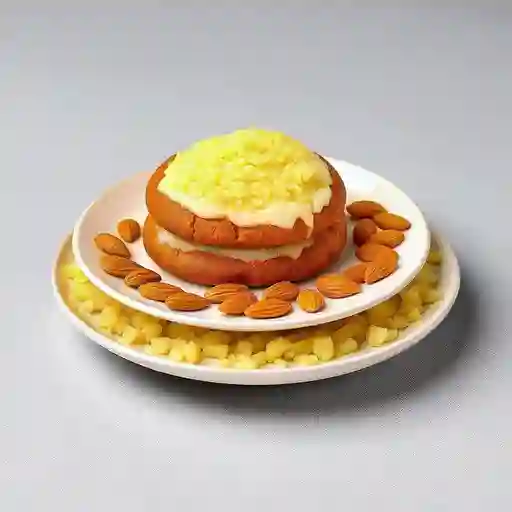 Galleta cheesecake de limón saludable