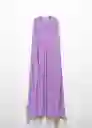 Vestido Filipa-A Lila Talla XL Mujer Mango