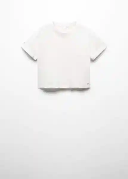 Camiseta Palm Off-White Talla 22 Niña Mango