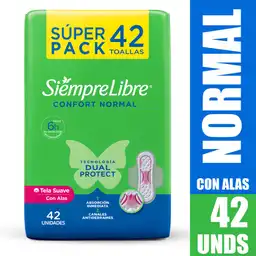 Toalla Higiénica Stayfree Confort Normal 42 unidades