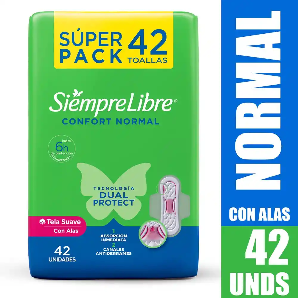 Toalla Higiénica Stayfree Confort Normal 42 unidades