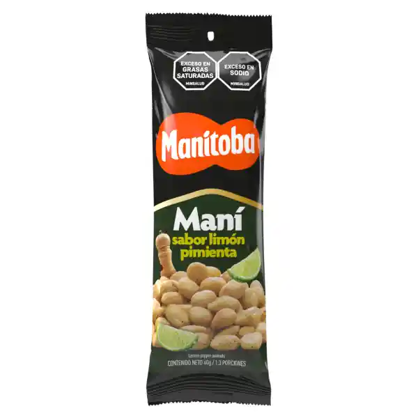 Manitoba Pasabocas Mani Limón Pimienta
