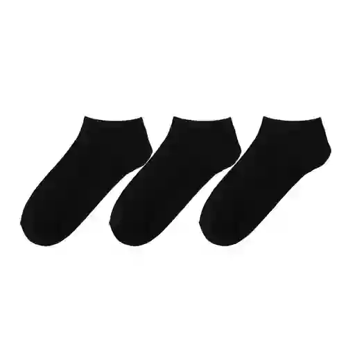Calcetines Para Hombre de Algodón Negras Miniso