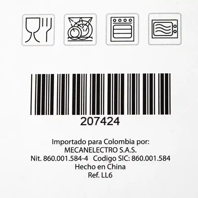 Refractaria de 1.6 Litros Rectangular. En Vidrio Alto Borosilicato Que Resiste Hasta 230 Grados Celsius. Los Materiales Del Producto Son Inodoros. Sku 207424