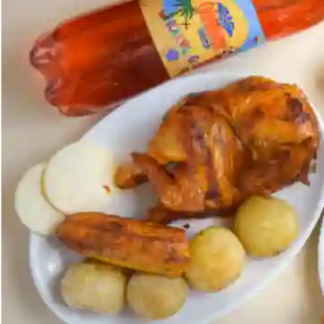Medio Pollo Asado