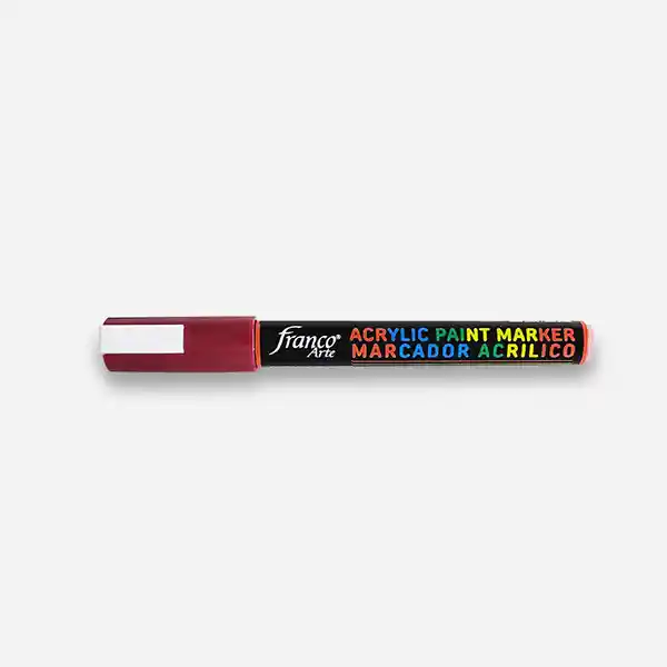 Acrylic Paint Marker Marcador Acrílico Rojo Oscuro 3 mm (R305)