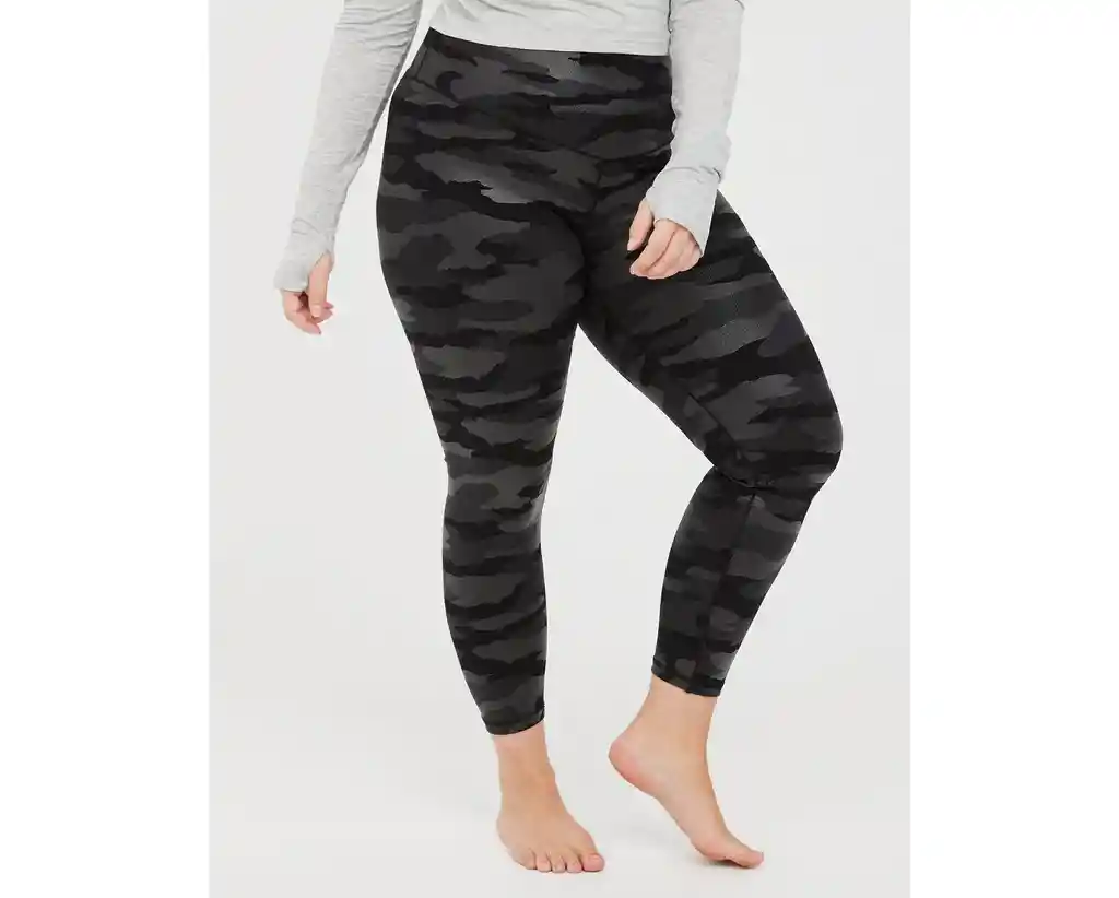 Leggings Negro Ultraligera Large American Eagle