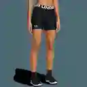 Under Armour Short Middy Para Mujer Negro SM Ref 1383628-001