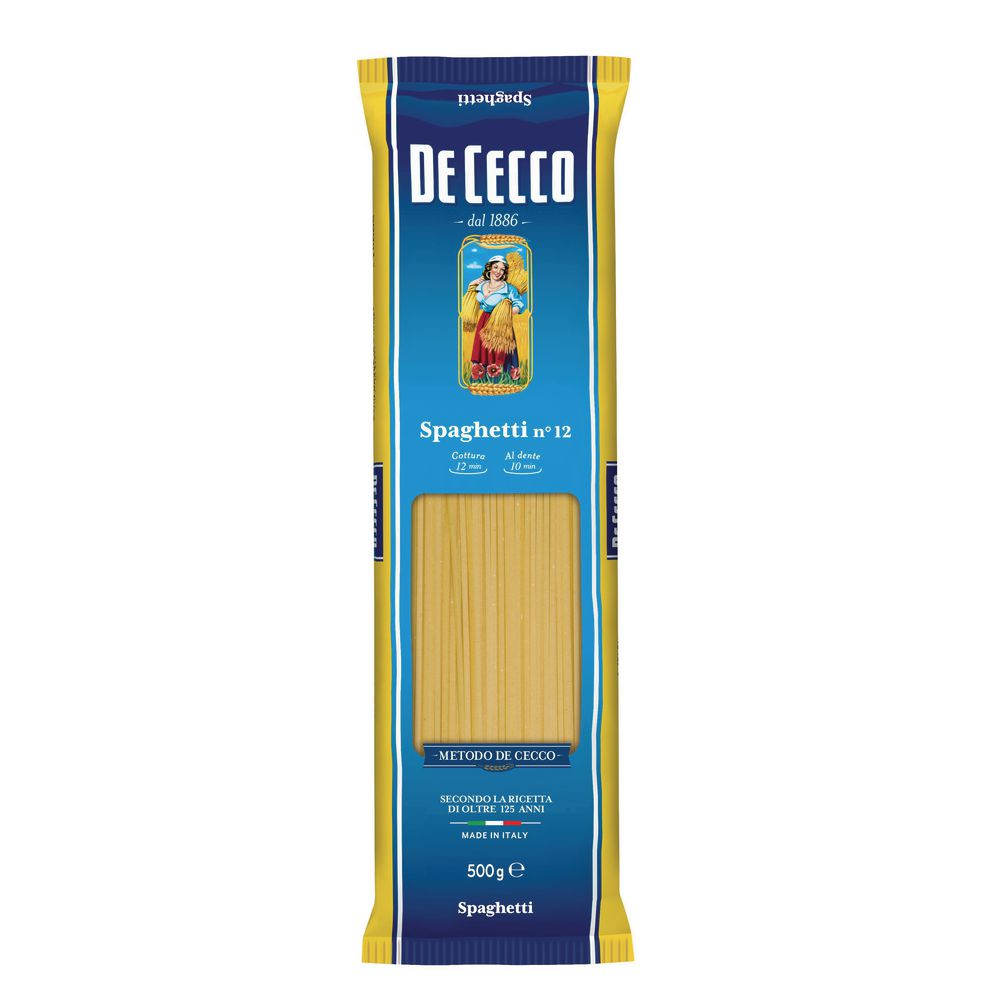 De Cecco Pasta Spaguetti N.12 500 g
