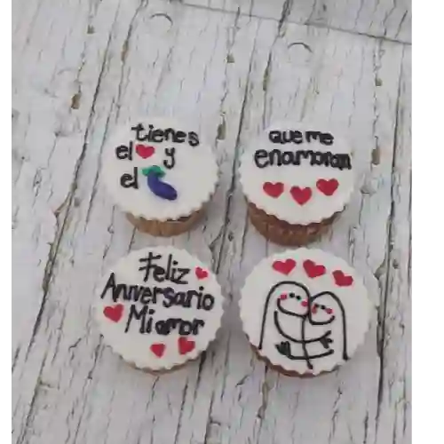 Caja de Cupcake Aniversario