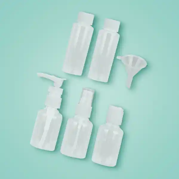 Kit de Botellas de Viaje Blanco Miniso