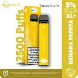 Glucloud Vape Banana Papaya XL / 2500 Puff