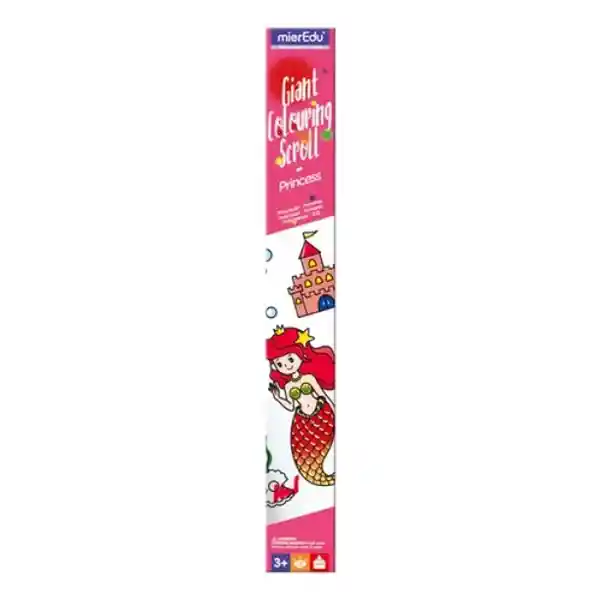 Rollo Gigante de Colorear de Princesas