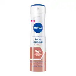 Nivea Antitranspirante en Aerosol Clinical Tono Natural