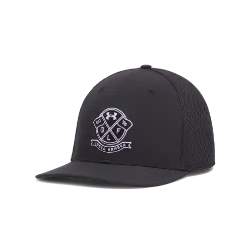 Under Armour Gorra Rive Pm Str Para Golf de Hombre Negro T S/M