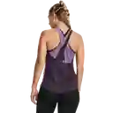 Under Armour Polera Streaker Deco Diamon Morado Mujer Talla LG