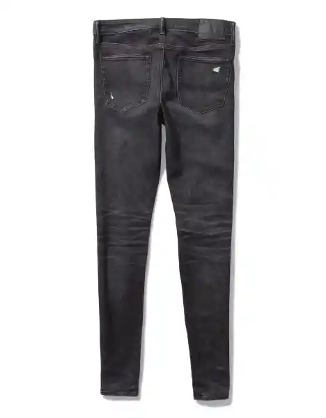 Jean Super Skinny Hombre Negro Talla 31 x 34 American Eagle