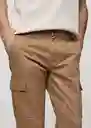 Pantalón Zeus Beige Talla 38 Hombre Mango