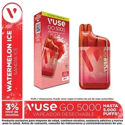 Vuse Go Vapeador Watermelon Ice 5000 Puffs 3%