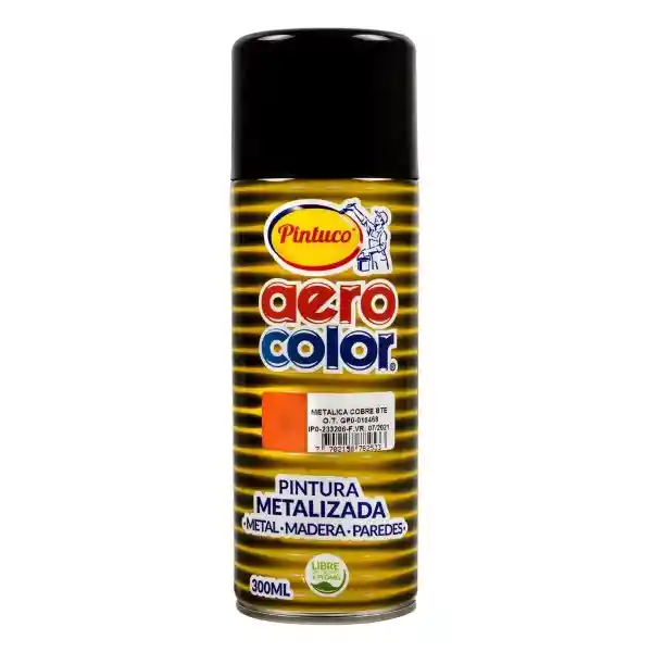 Pintura Metalica Cobre Brillan Aerocolor 10283227