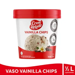 Crem Helado Helado Sabor a Vainilla Chips