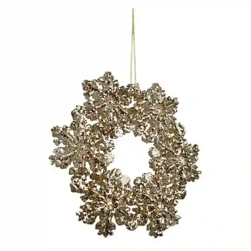 Corona Decorativa Dorada 12.5 x 12.5 cm 1304200934 Finlandek