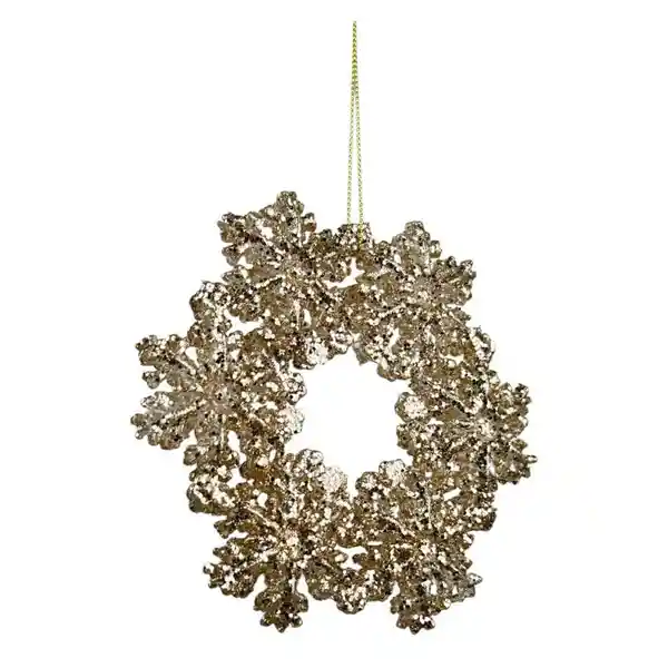 Corona Decorativa Dorada 12.5 x 12.5 cm 1304200934 Finlandek