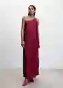 Vestido Agatha-A Vino Talla XL Mujer Mango