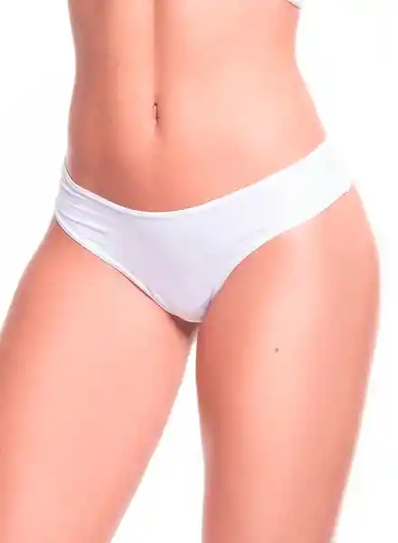 Brasilera Mujer Blanco Talla L