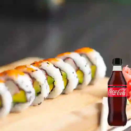 Combo California Roll +Cocacola S/az Lata 300ml