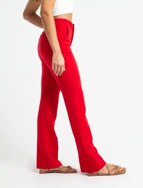 Pantalón Gricol Rojo Granada Oscuro Talla 10 533E319 Naf Naf