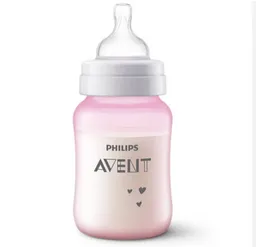 Avent Tetero Anticólico Deco Rosado np 9 Oz