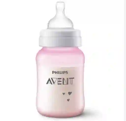 Avent Tetero Anticólico Deco Rosado np 9 Oz