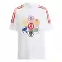 Adidas Camiseta Para Niño Blanco Talla 5T Ref: In7277